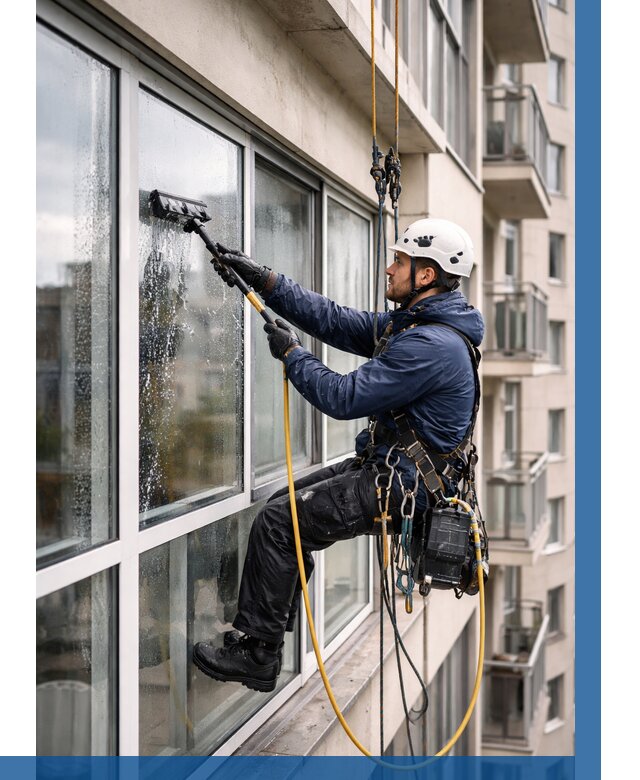 Мойка балконного остекления в Череповце от 3577 р. | ВЫСОТНИК-Чрп