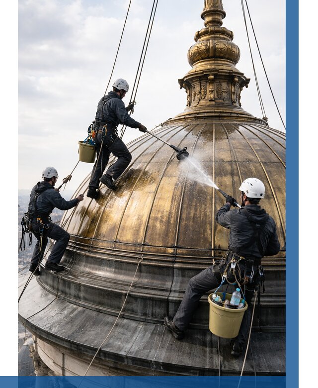 Мойка куполов и шпилей в Череповце от 8177 р. - заказать | ВЫСОТНИК-Чрп