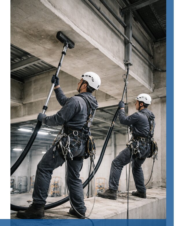 Обеспыливание потолочных конструкций в Череповце от 256 р. |ВЫСОТНИК-Чрп