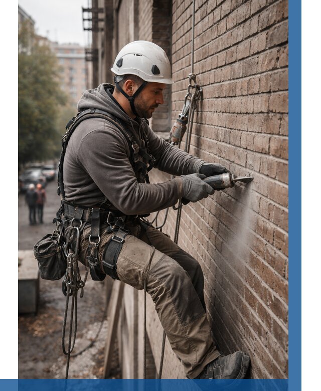 Расшивка кирпичных швов в Череповце от 613 р. | ВЫСОТНИК-Чрп