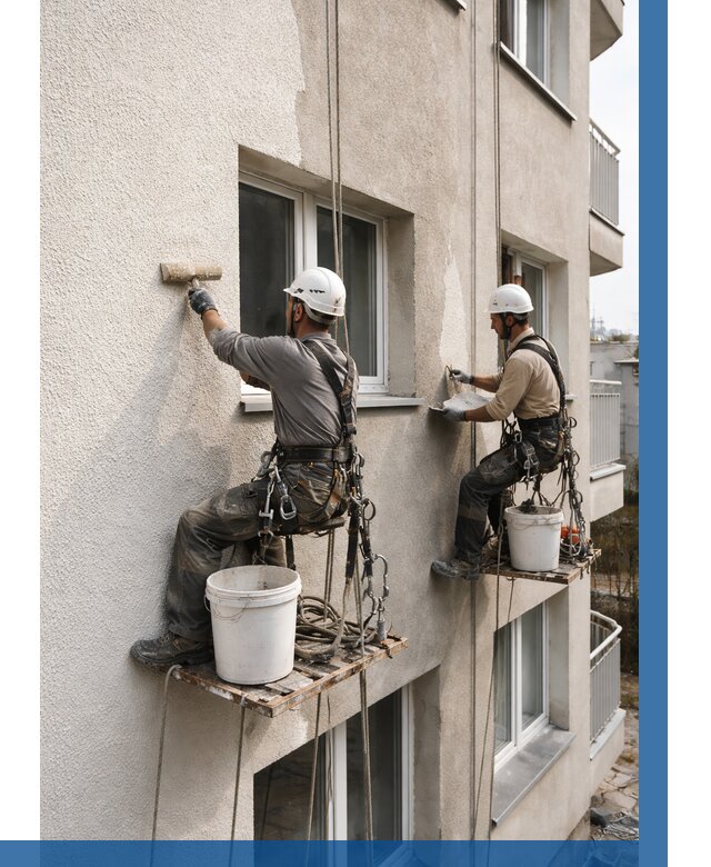 Нанесение короеда на фасад в Череповце от 460 р. | ВЫСОТНИК-Чрп