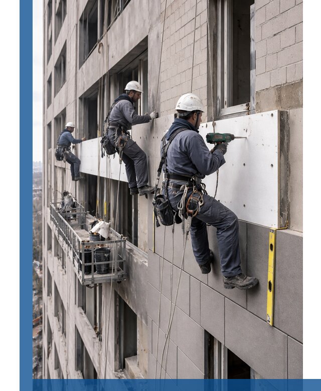 Монтаж фасадных термопанелей высокого качества в Череповце