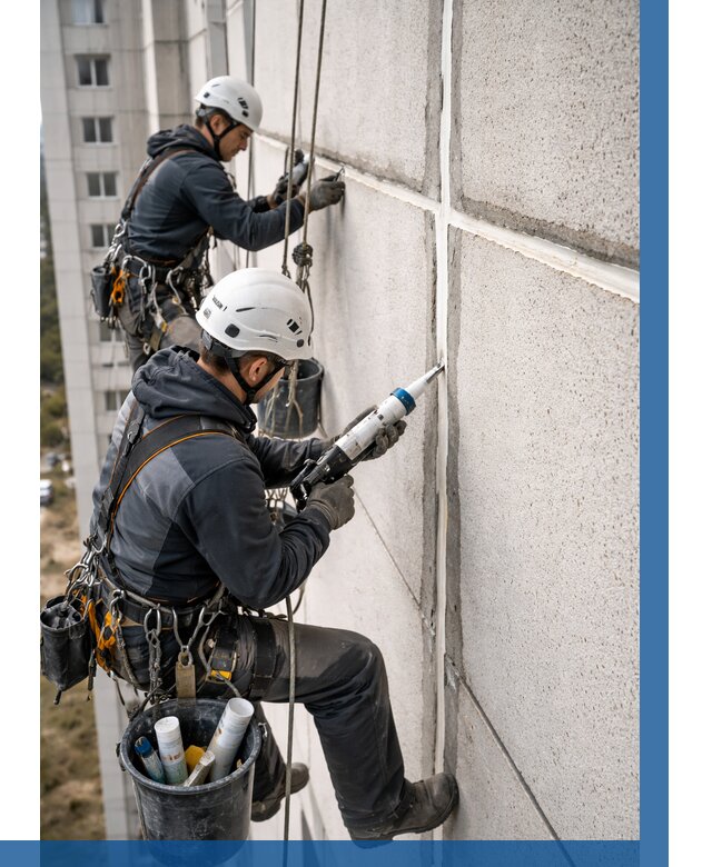 Герметизация межпанельных швов в Череповце от 715 р. | ВЫСОТНИК-Чрп