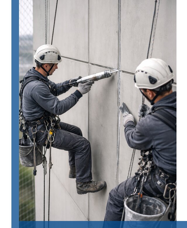 Первичная герметизация швов фасадов и кровель в Череповце