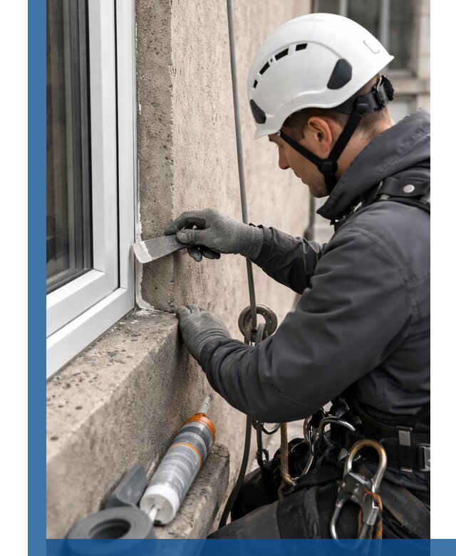 Герметизация монтажных швов окон в Череповце с гарантией качества