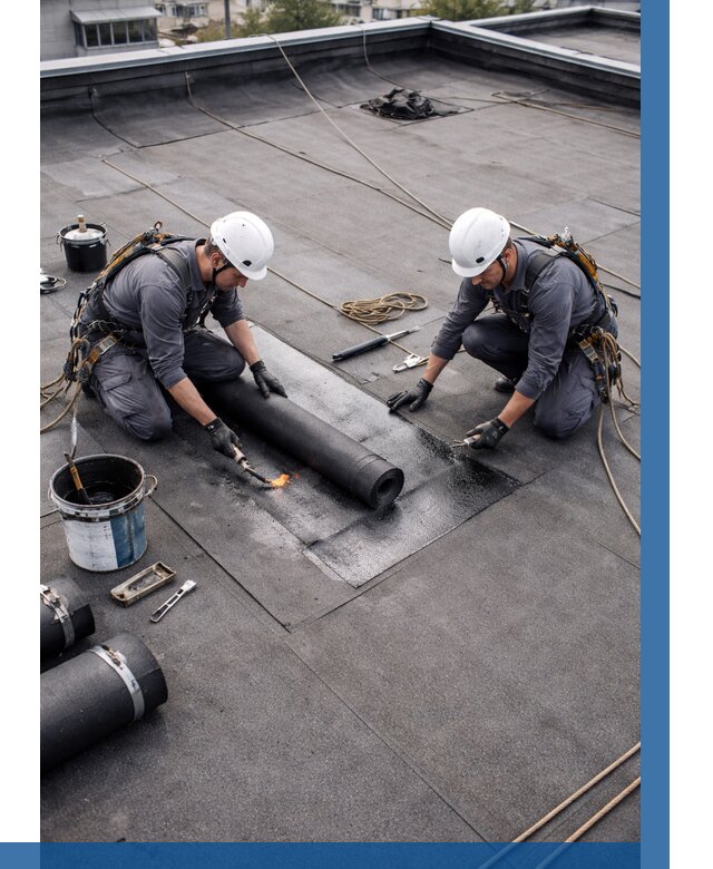 Ремонт мягкой кровли под ключ в Череповце от 715 р. | ВЫСОТНИК-Чрп