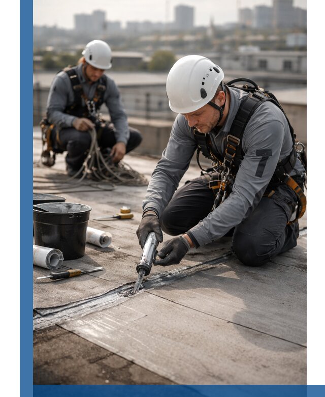 Аварийное и капитальное устранение протечек кровли в Череповце