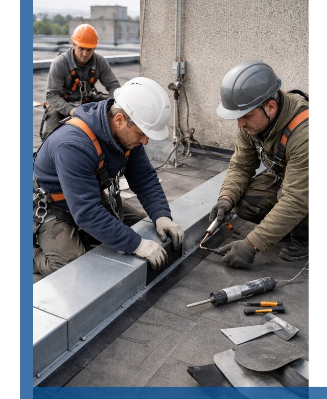 Ремонт кровельных примыканий в Череповце профессионально