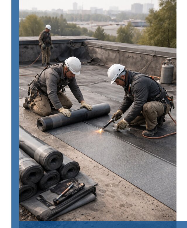 Монтаж мягкой кровли в Череповце профессионально и надежно