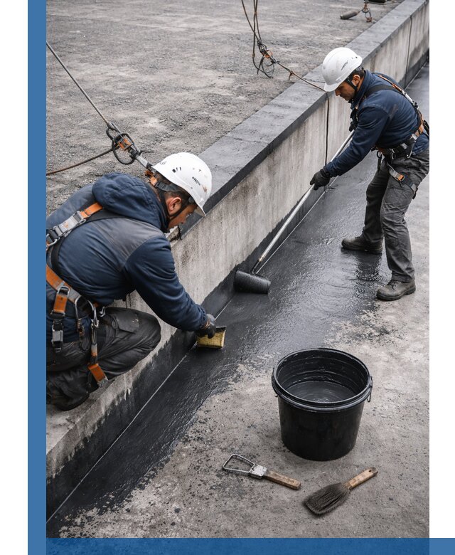 Гидроизоляция кровли жидкой резиной профессионально в Череповце