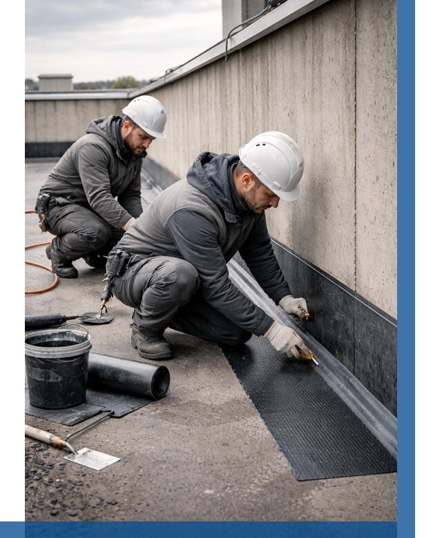 Гидроизоляция примыканий на кровле в Череповце от 920 р. | ВЫСОТНИК-Чрп