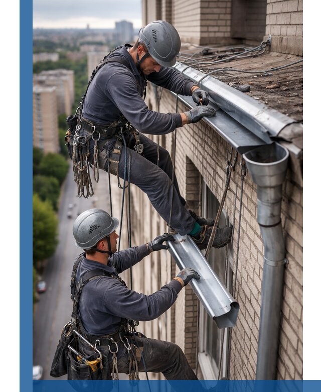 Ремонт водосточных желобов в Череповце, быстро и качественно