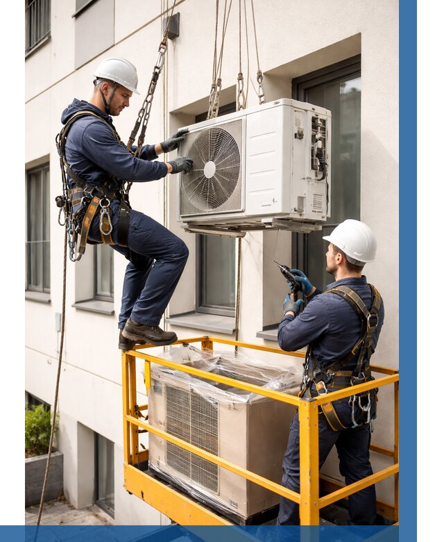 Демонтаж внешнего блока кондиционера в Череповце от 3577 р. | ВЫСОТНИК-Чрп