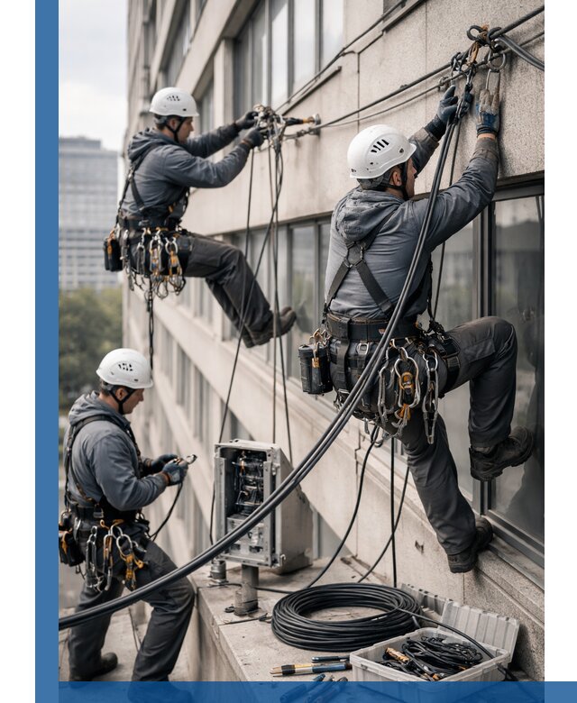 Прокладка оптоволоконного кабеля в Череповце под ключ с тестированием