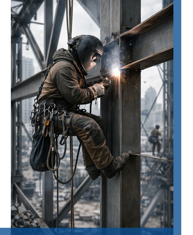 Высотные сварочные работы в Череповце от 3577 р. | ВЫСОТНИК-Чрп