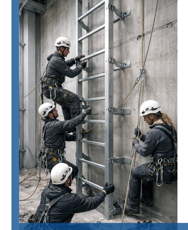 Монтаж металлических лестниц в Череповце под ключ со гарантией
