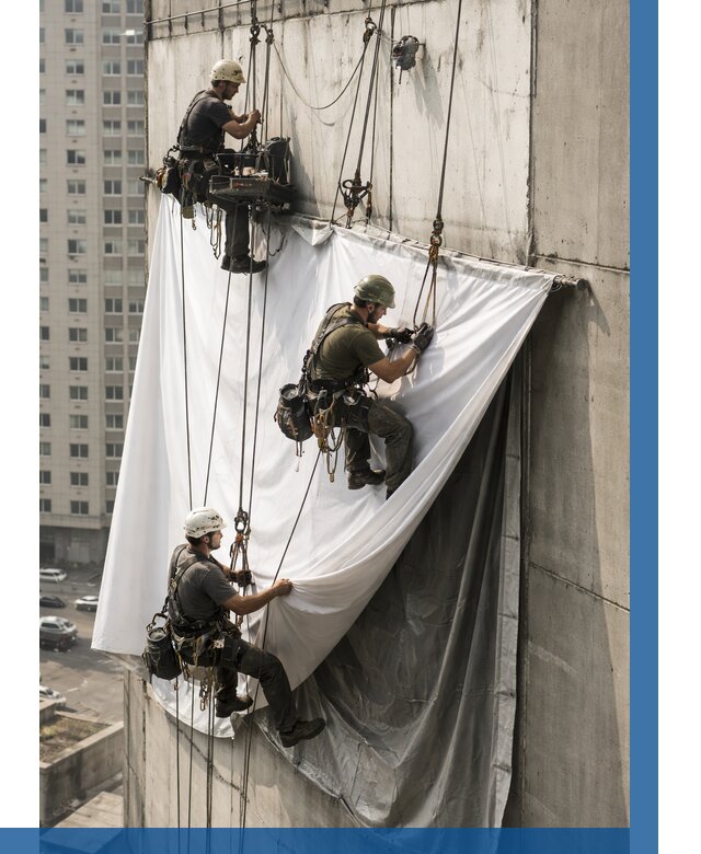 Замена баннерного полотна в Череповце от 6644 р. | ВЫСОТНИК-Чрп—заказать