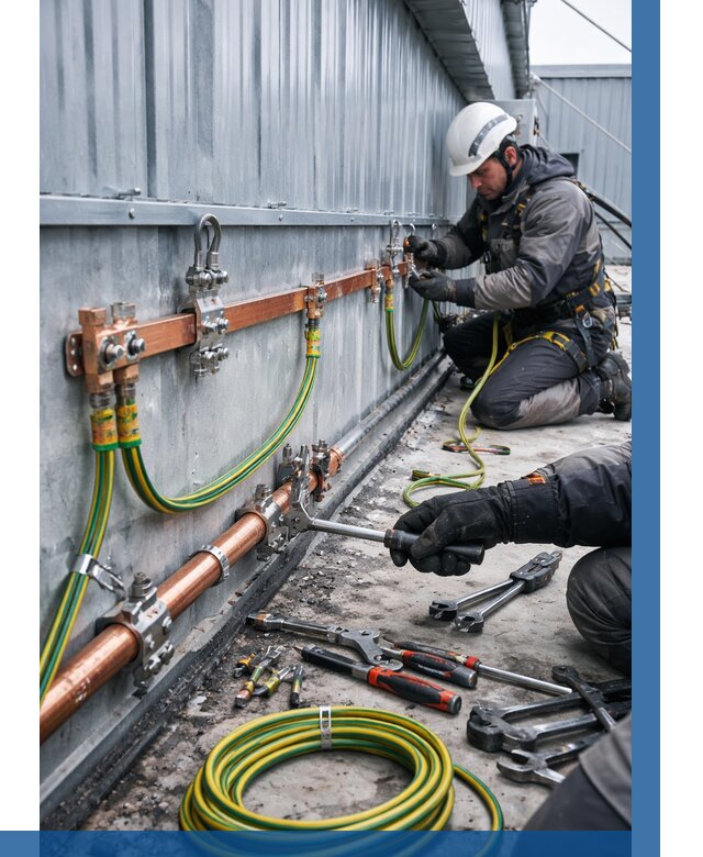 Монтаж заземления здания в Череповце от 25553 р. | ВЫСОТНИК-Чрп