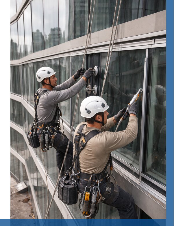 Радиусное остекление фасада в Череповце от 12265 р. | ВЫСОТНИК-Чрп