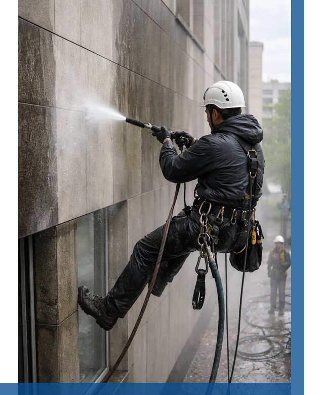 Гидроструйная очистка поверхностей в Череповце от 869 р. | ВЫСОТНИК-Чрп