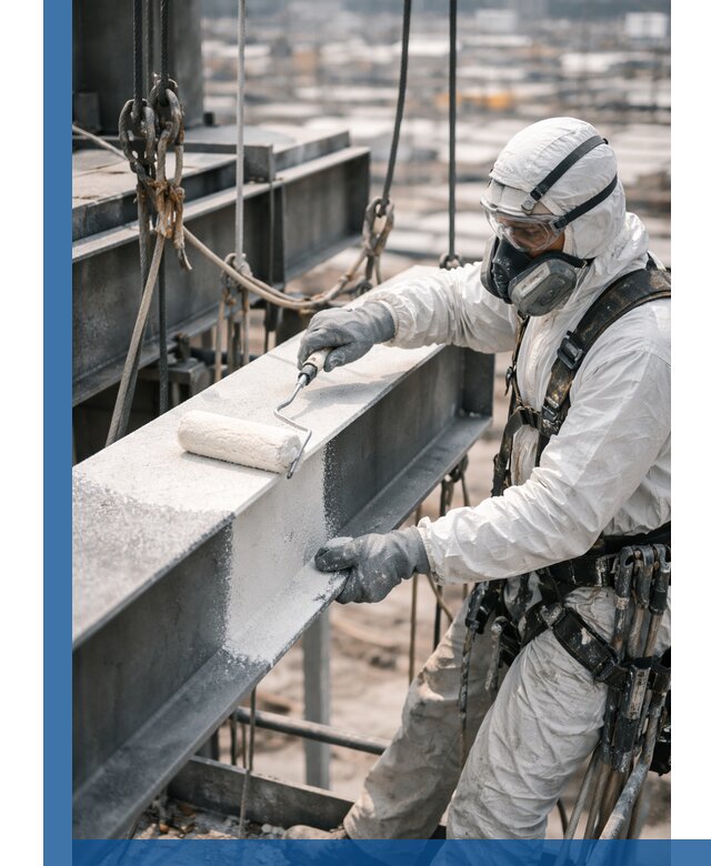 Профессиональная огнезащитная обработка металлоконструкций в Череповце