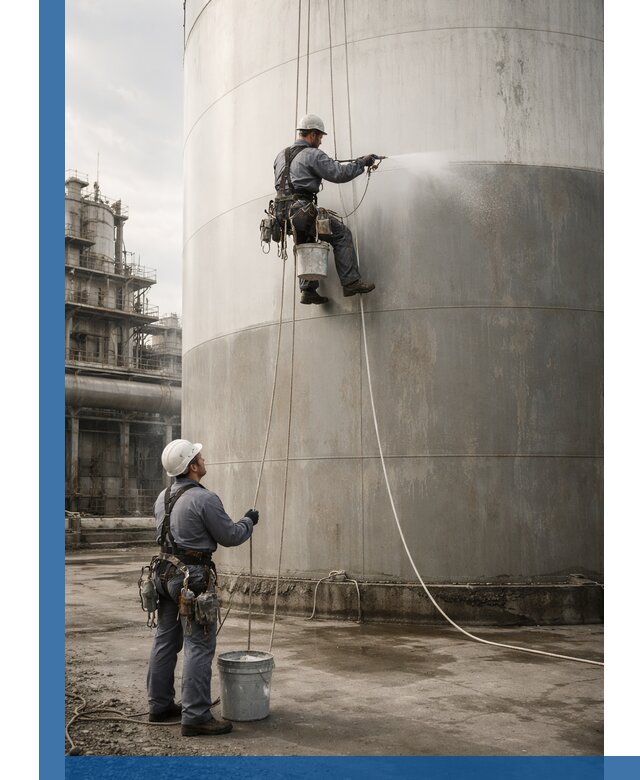 Покраска стальных резервуаров и емкостей в Череповце профессионально