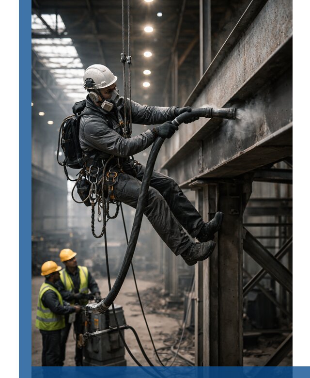 Обеспыливание конструкций в цехах промышленного производства в Череповце