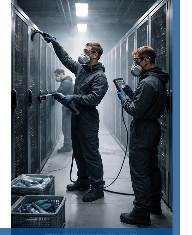 Обеспыливание серверной комнаты в Череповце от 4599 р. | ВЫСОТНИК-Чрп