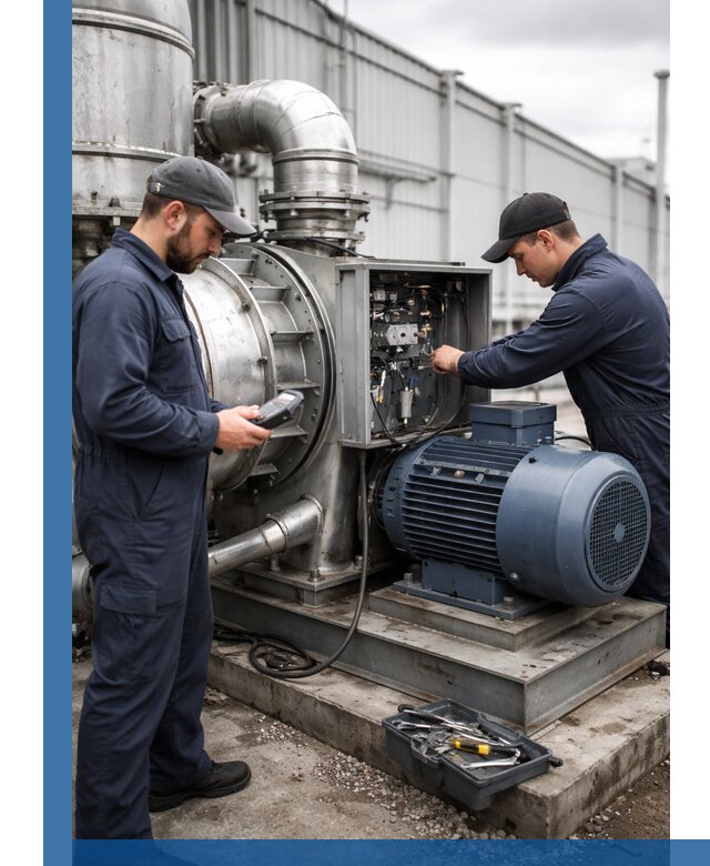 Техническое обслуживание промышленного оборудования в Череповце