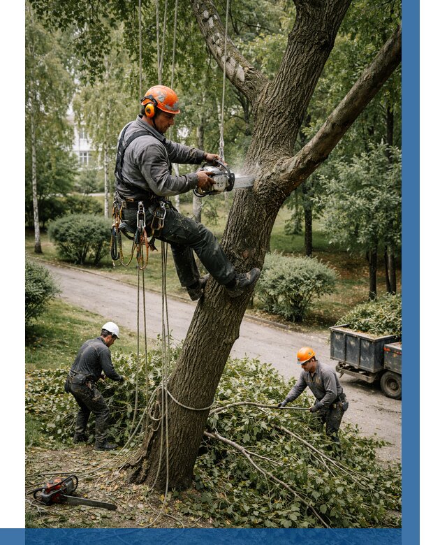 Кронирование деревьев в Череповце от 6644 р. | ВЫСОТНИК-Чрп