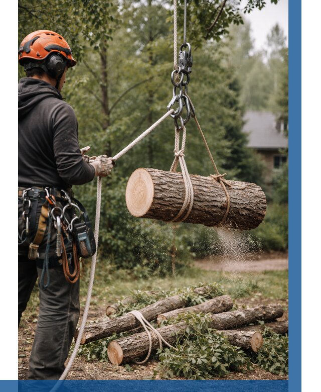 Валка деревьев частями в Череповце от 7666 р. | ВЫСОТНИК-Чрп