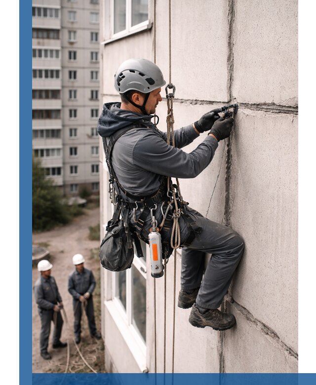 Обследование межпанельных швов и герметизация в Череповце