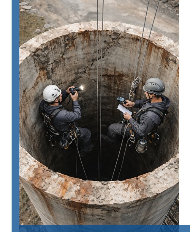 Обследование дымовой трубы: диагностика и оценка состояния в Череповце